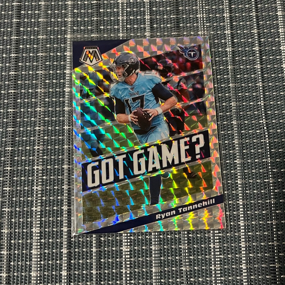 🌸 2020 Ryan Tannehill Game Insert Panini Mosaic Prizm  2020 Card #661